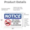 Signmission No Food Or Drinks In The Classroom Sign With Symbol, 24 in W x Rectangle, Vinyl Decal OS-2PACK-NS-D-1824-L-14610 - alternate 6
